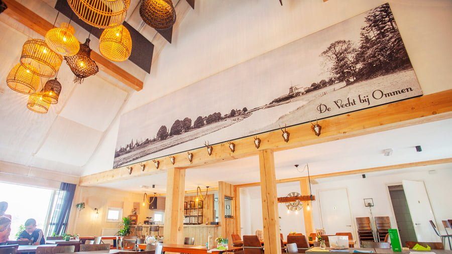 Trouwfoto op beton Wandpaneel van 8 meter breed, naadloos geprint