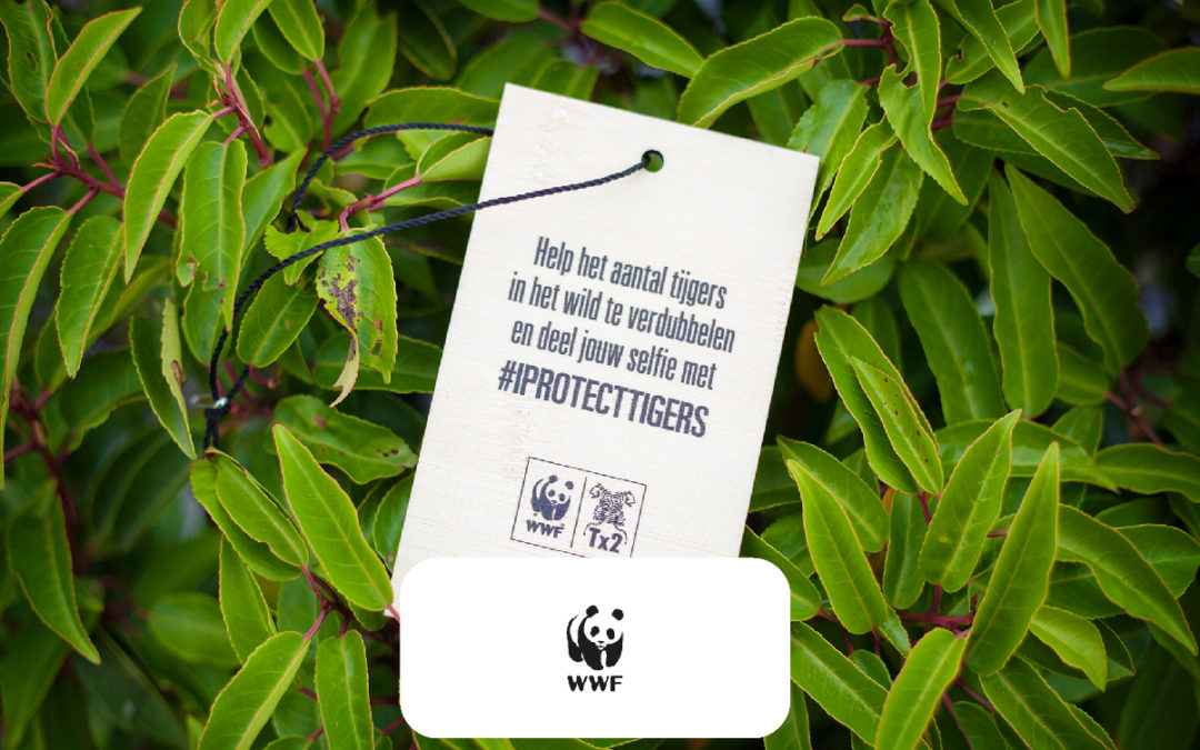 Bamboe shirtlabels voor WNF