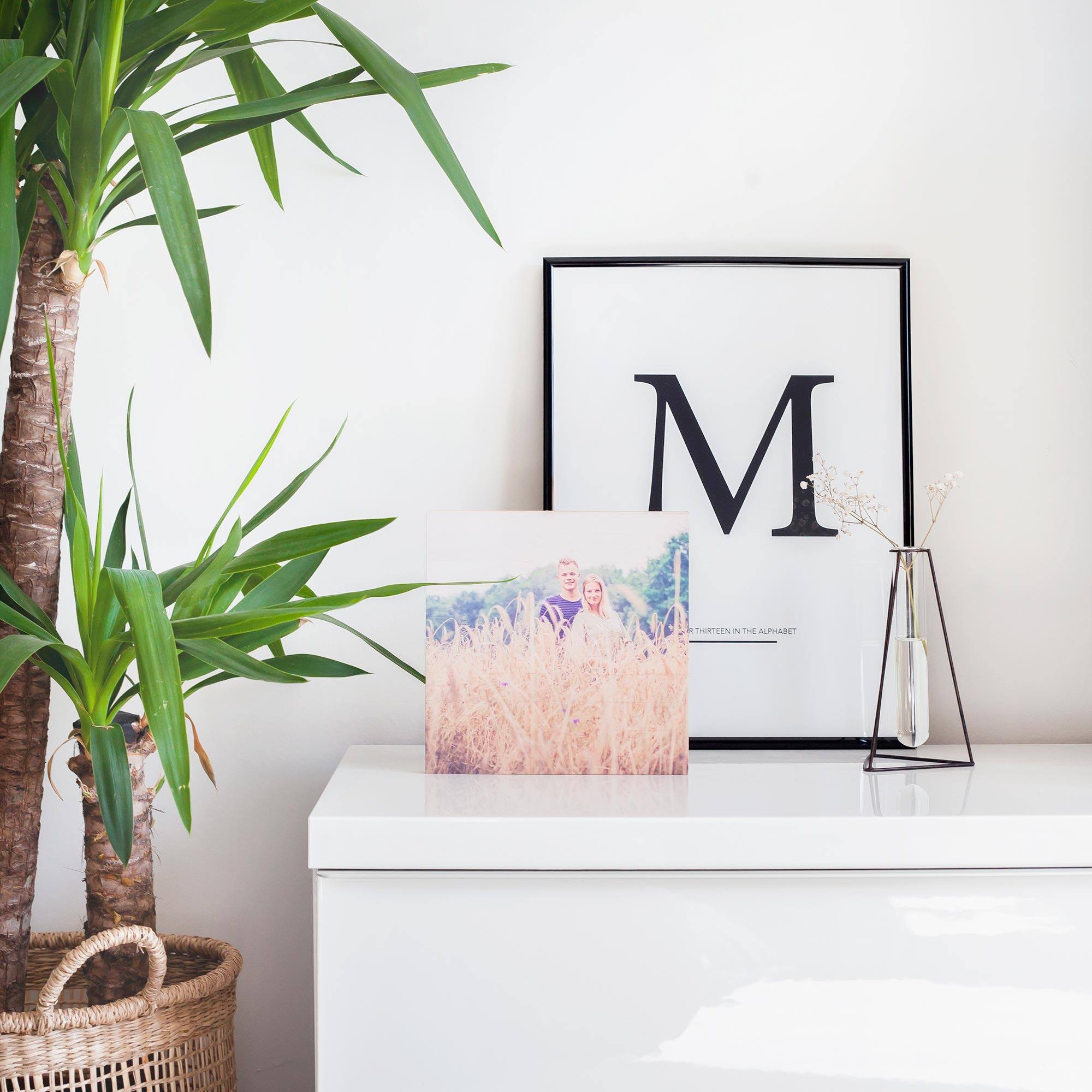 Een foto op bamboe leuk om neer te zetten Een foto op bamboe leuk om neer te zetten