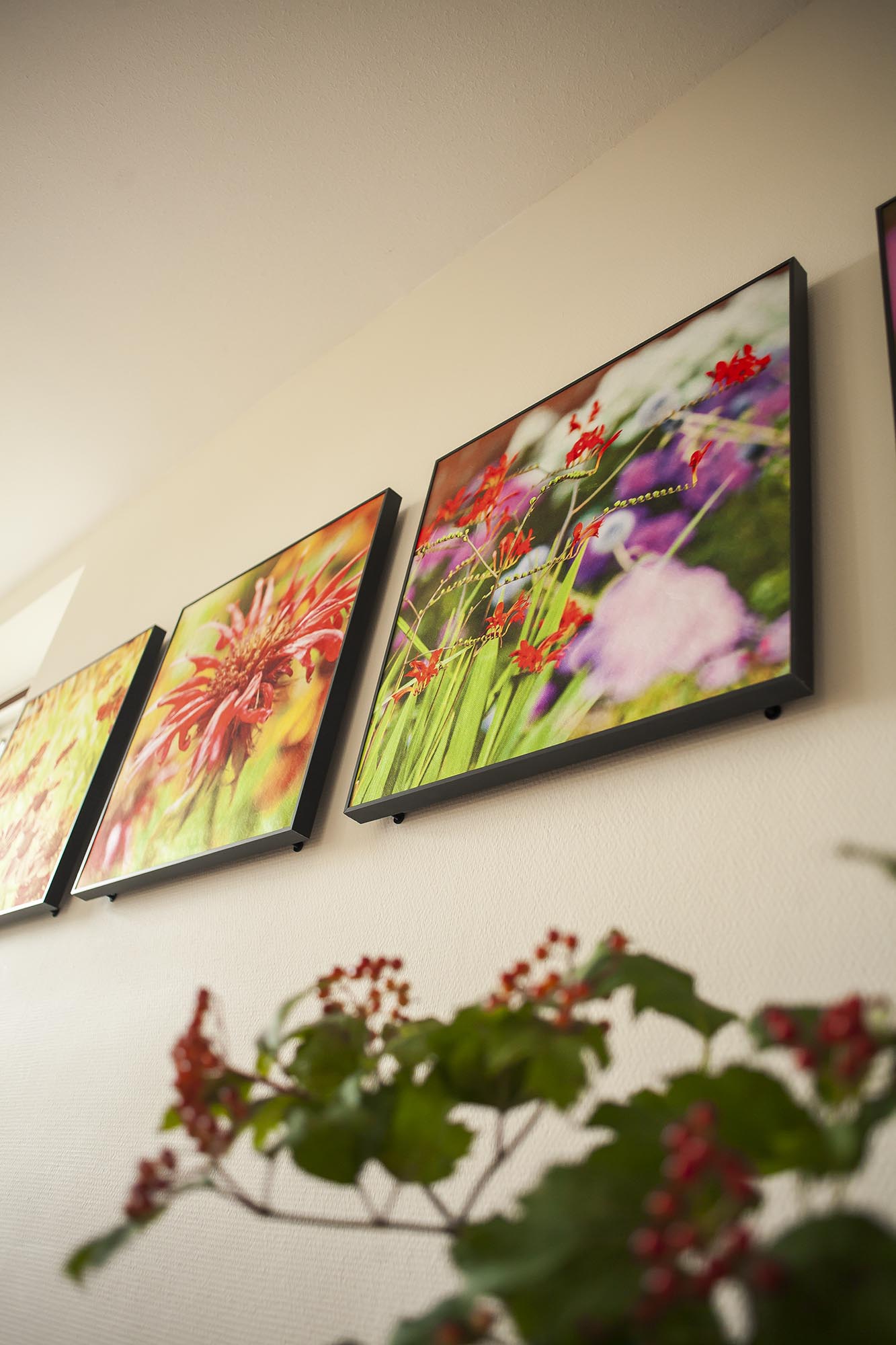 Geluidsabsorberend paneel in woonkamer Geluidsabsorberend paneel in woonkamer